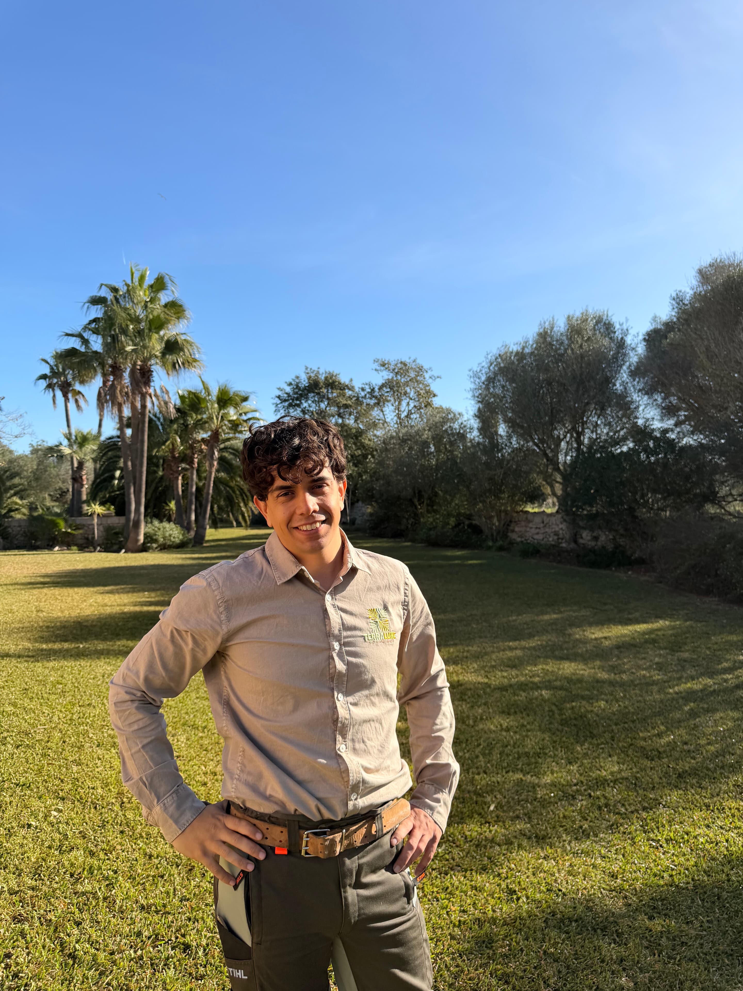 Adrià Munné, founder and arborist at TerraLuxe Gardens in Mallorca